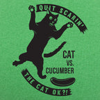 Cat Versus Cucumber. Startled Cat Meme