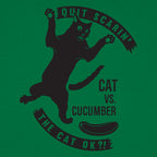 Cat Versus Cucumber. Startled Cat Meme