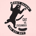 Cat Versus Cucumber. Startled Cat Meme