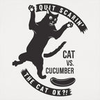 Cat Versus Cucumber. Startled Cat Meme