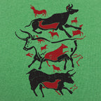 Cave Art Bulls Prehistoric Lascaux Cave Painting