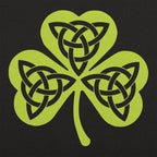 Celtic Shamrock with Trinity Knots Graphic