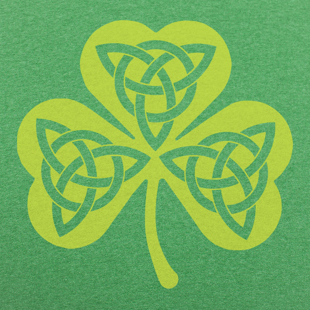 Celtic Shamrock with Trinity Knots Graphic