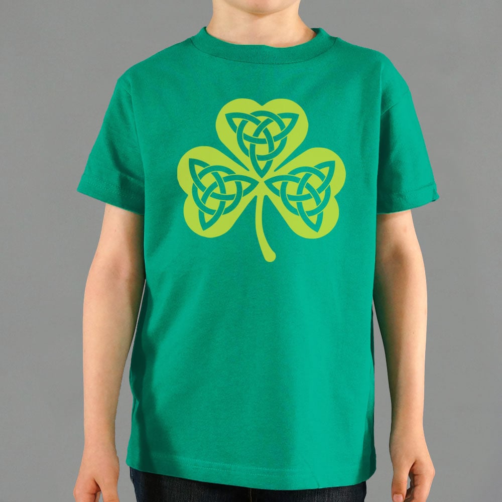 Celtic Shamrock with Trinity Knots Graphic