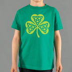Celtic Shamrock with Trinity Knots Graphic