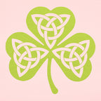 Celtic Shamrock with Trinity Knots Graphic