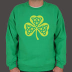 Celtic Shamrock with Trinity Knots Graphic