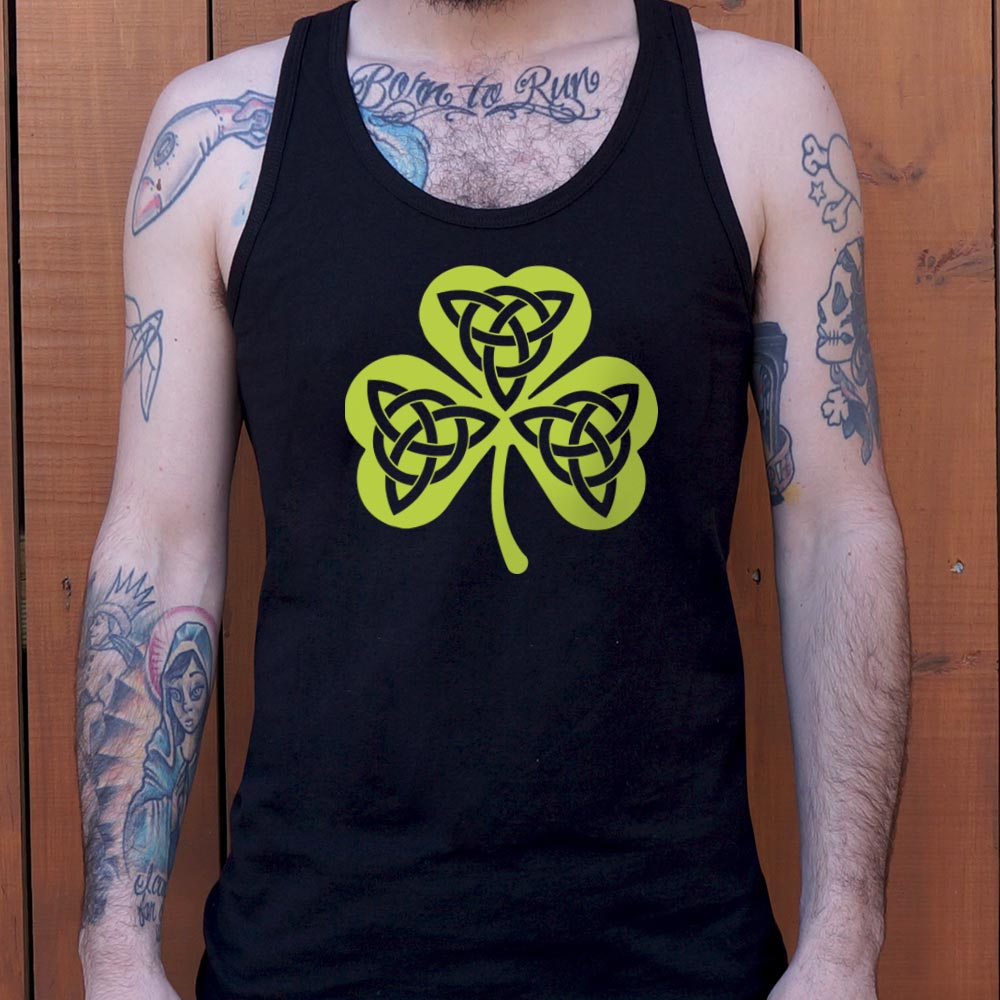 Celtic Shamrock with Trinity Knots Graphic