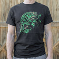 Chameleon on a Branch Lizard Art