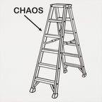 Chaos Ladder Fantasy Quote Illustration