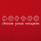 Choose Your Weapon Polyhedral Dice Set