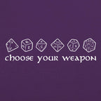 Choose Your Weapon Polyhedral Dice Set