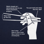 Chopsticks 101 Diagram Guide to Holding Chopsticks