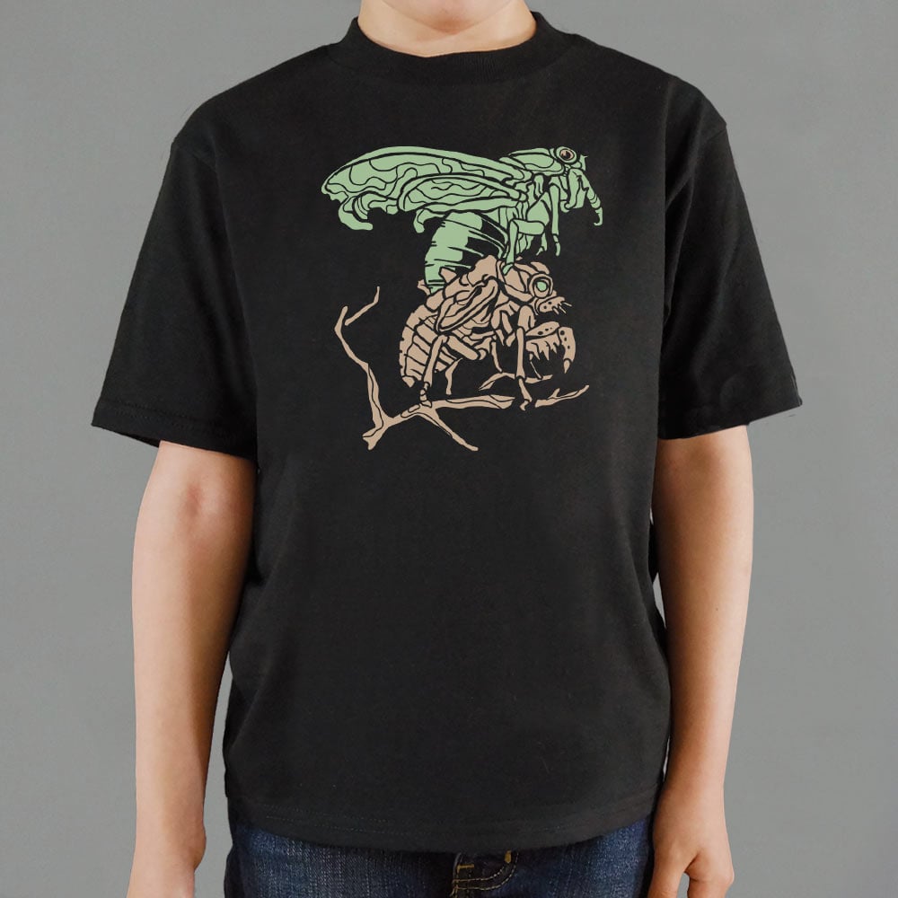 Cicada Molting Graphic