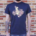 Cockatoo in Tropical Flowers Graphic