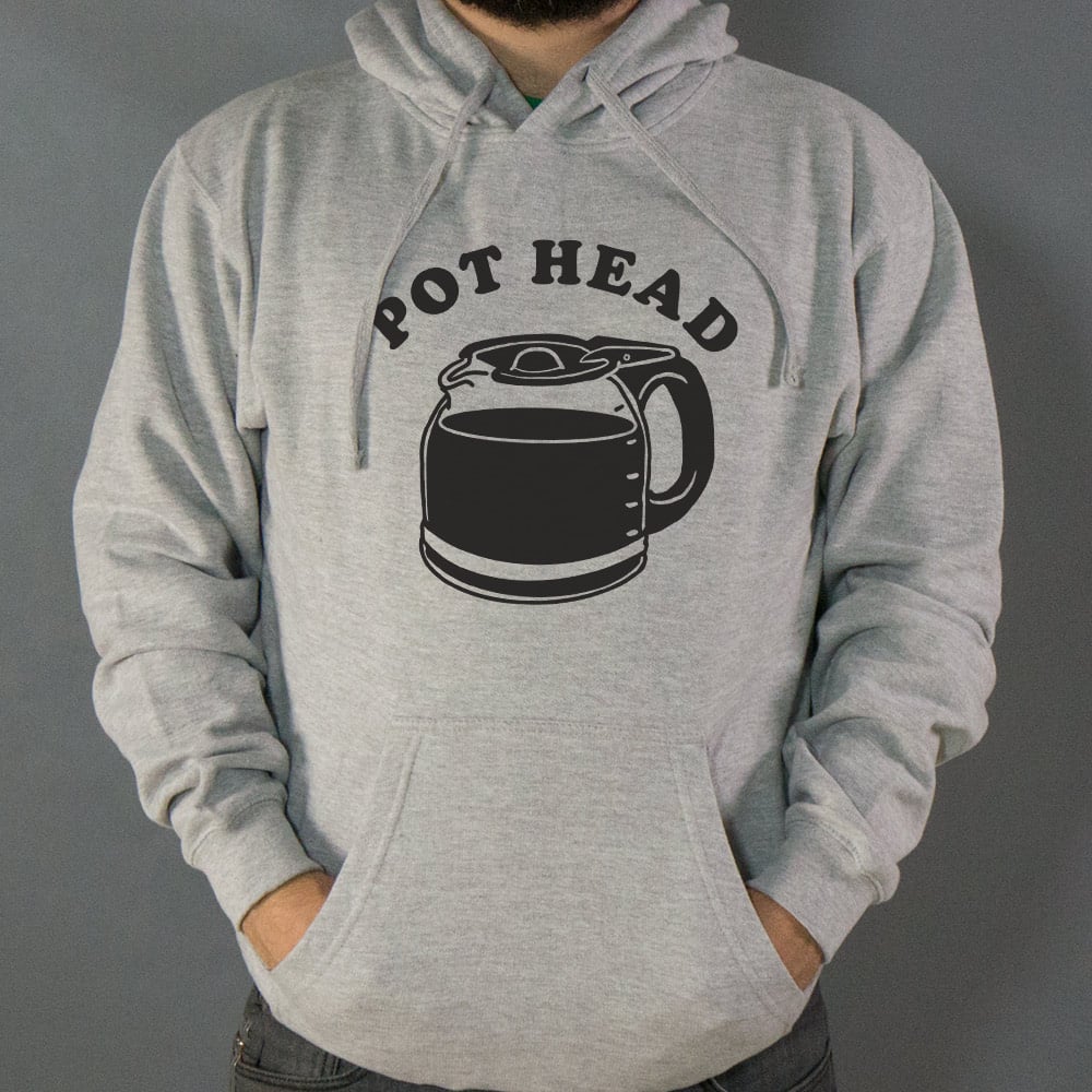 Pot Head Coffee Pun with Coffee Pot Carafe