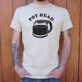 Pot Head Coffee Pun with Coffee Pot Carafe