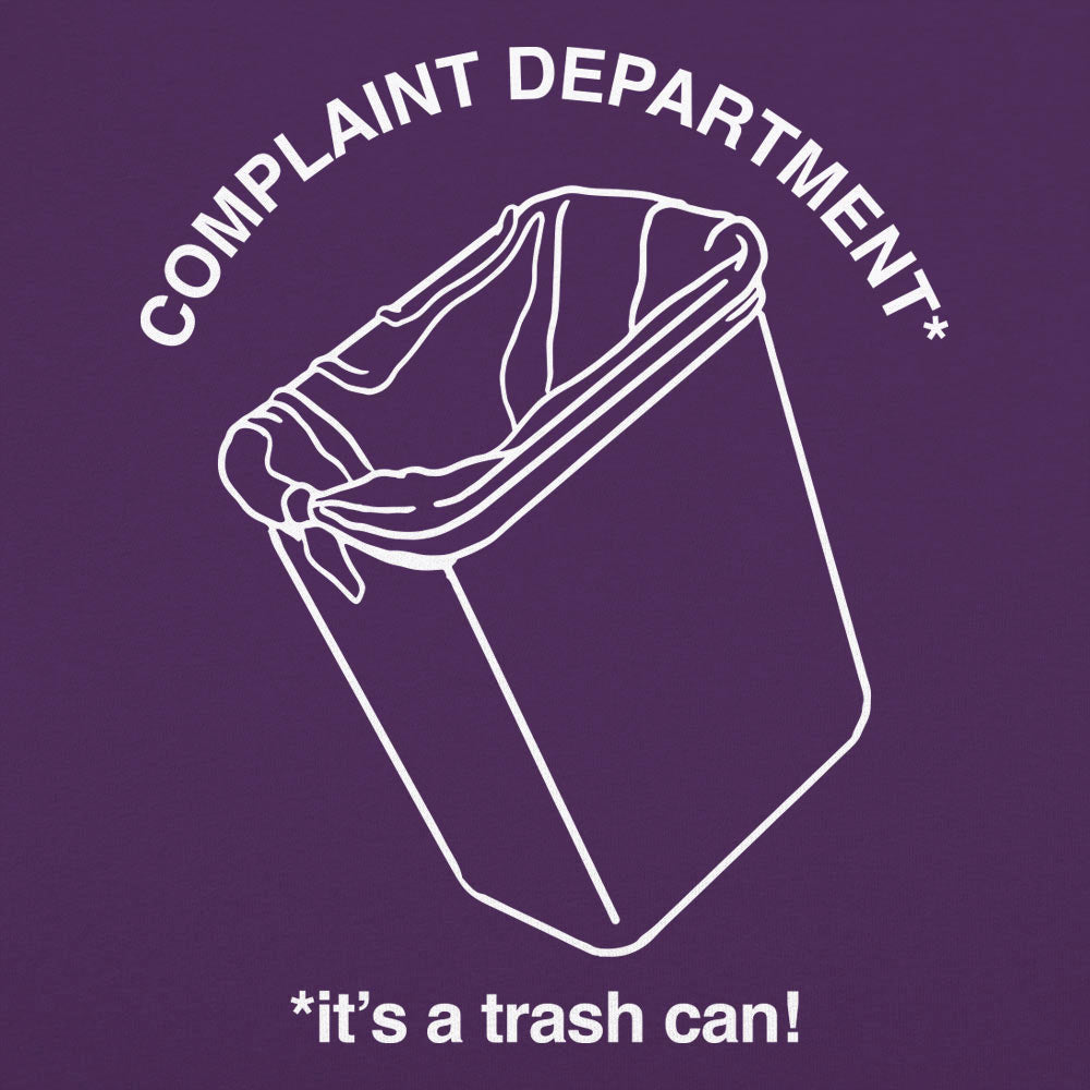Complaint Department: It's a Trash Can