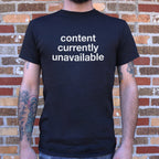 Content Currently Unavailable Error Message