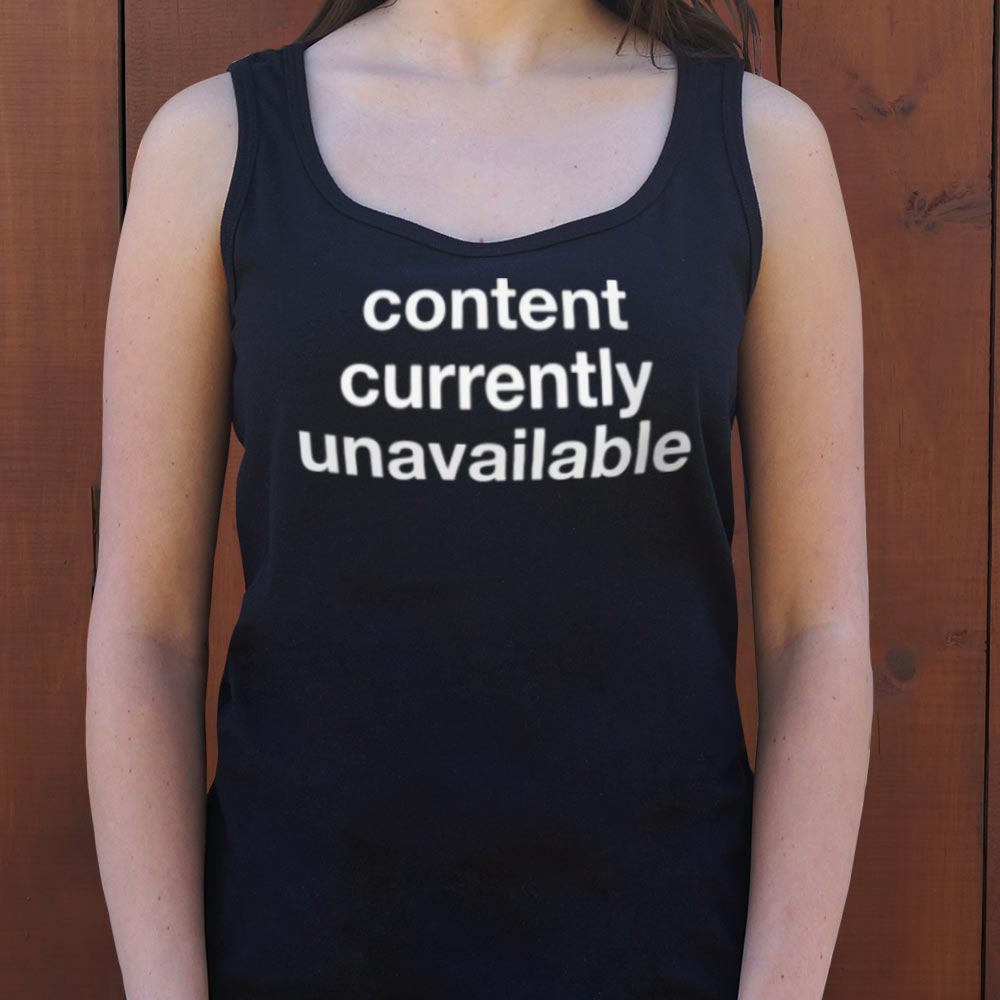 Content Currently Unavailable Error Message