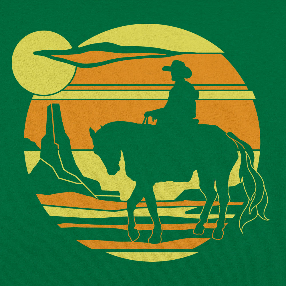 Cowboy Sunset Graphic