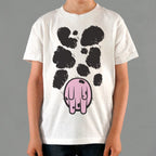 Cow Costume with Udder and Spots Print