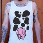 Cow Costume with Udder and Spots Print