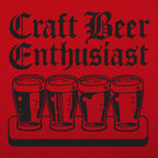 Craft Beer Enthusiast with Beer Flight