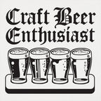 Craft Beer Enthusiast with Beer Flight