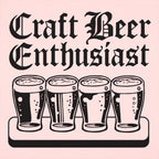 Craft Beer Enthusiast with Beer Flight