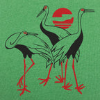 Japanese Cranes Graphic