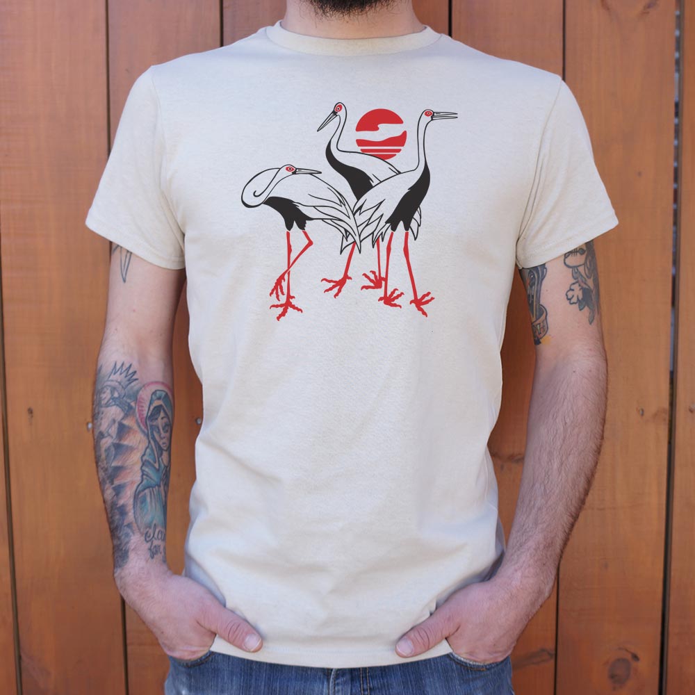 Japanese Cranes Graphic