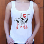 Japanese Cranes Graphic
