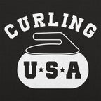 Curling USA Team Curling Stone Logo