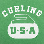 Curling USA Team Curling Stone Logo