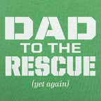 Dad To The Rescue Superhero Dad Design
