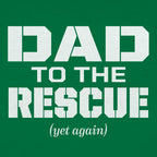 Dad To The Rescue Superhero Dad Design