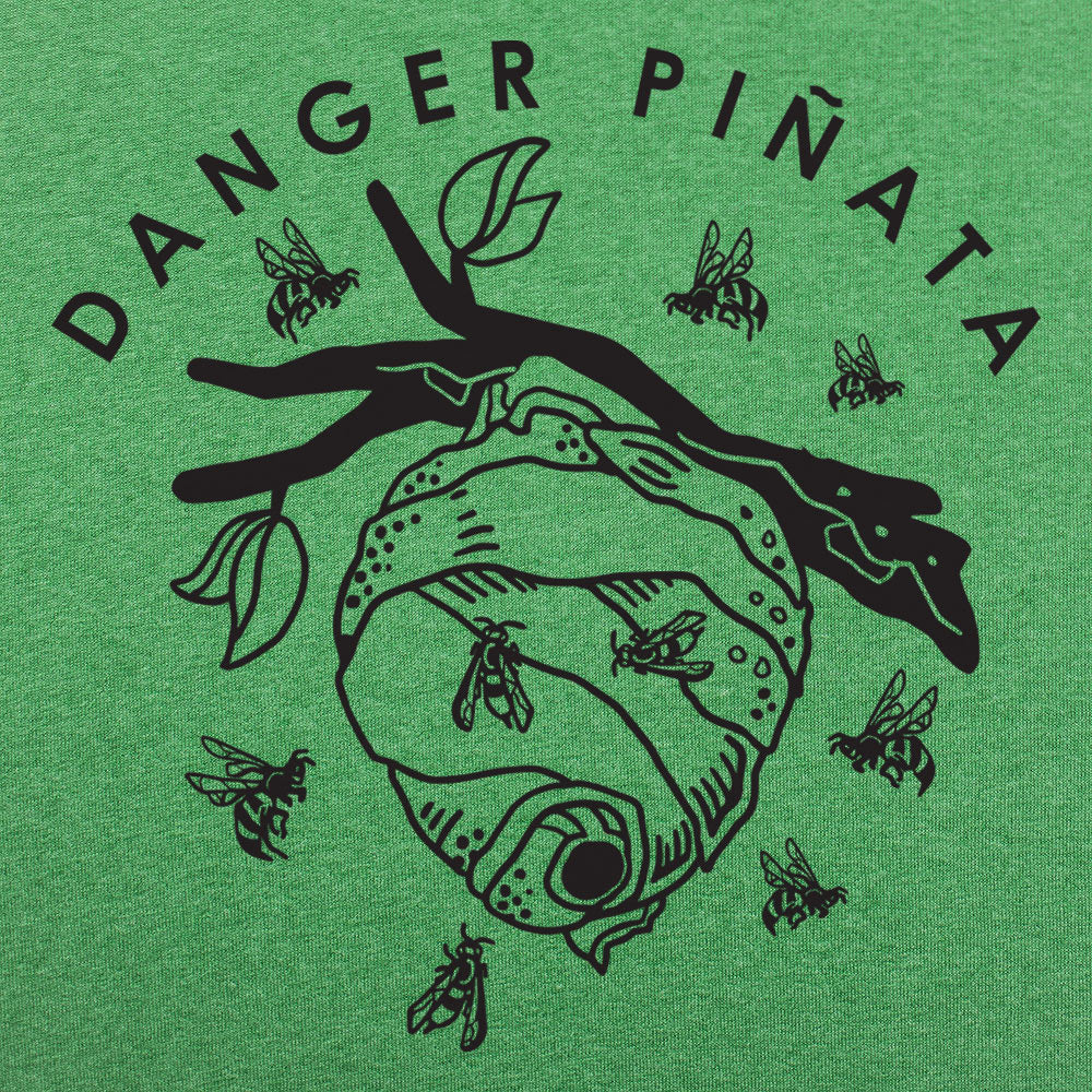 Danger Pi帽ata Bee Hive on Tree Branch