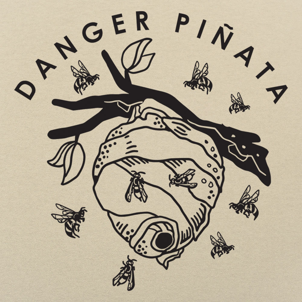 Danger Pi帽ata Bee Hive on Tree Branch