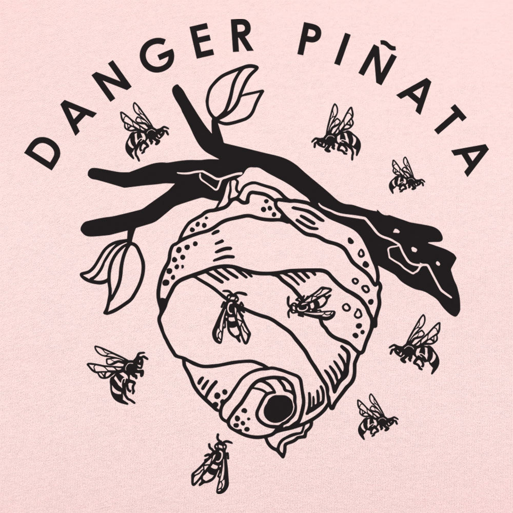 Danger Pi帽ata Bee Hive on Tree Branch