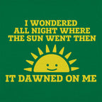 Dawned On Me Sunrise Dad Joke