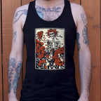 Dead and Roses Skeleton Retro Graphic
