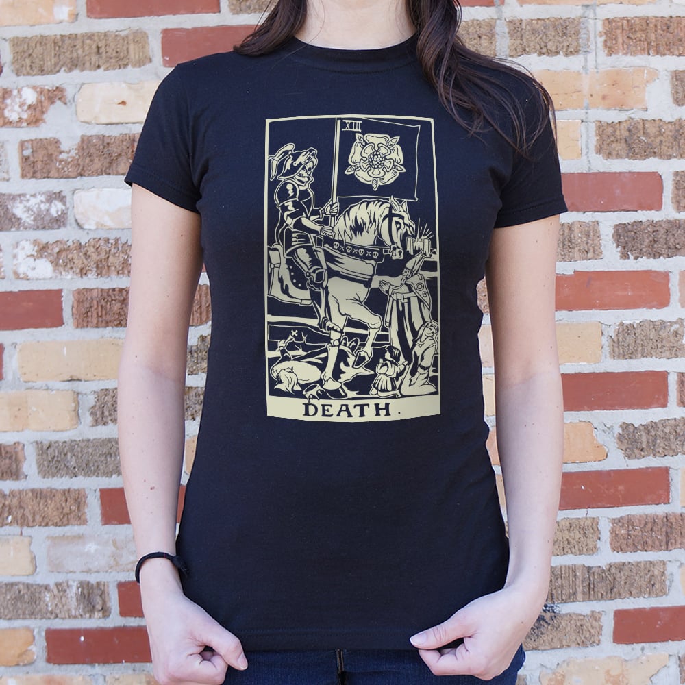 Tarot Death Card Skeleton Knight on Horse