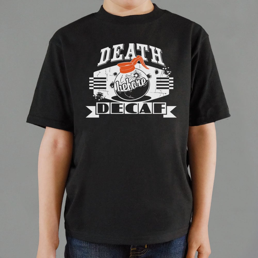 Death Before Decaf Coffee Pot Design