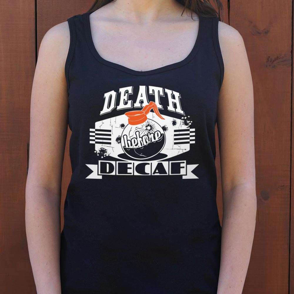 Death Before Decaf Coffee Pot Design