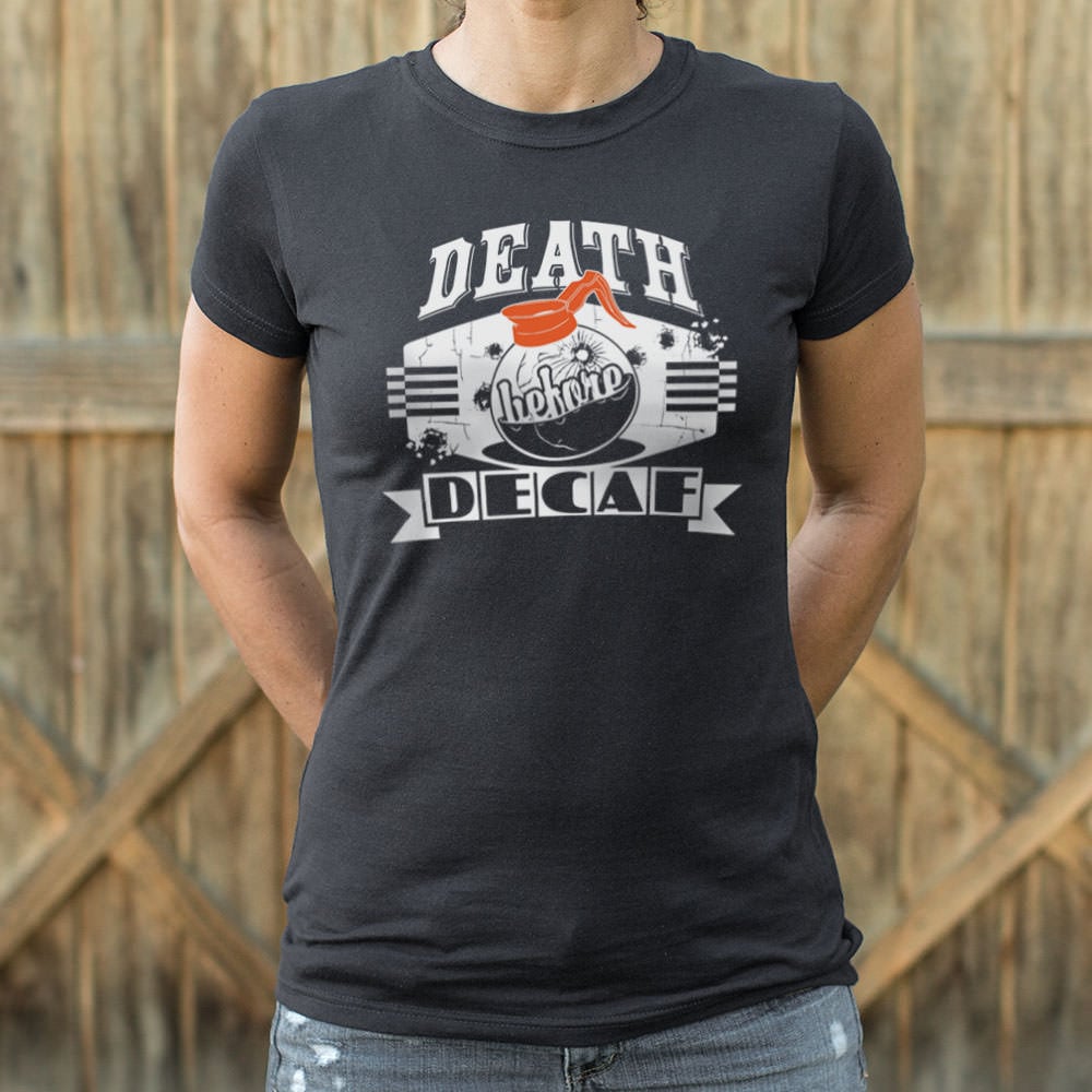 Death Before Decaf Coffee Pot Design