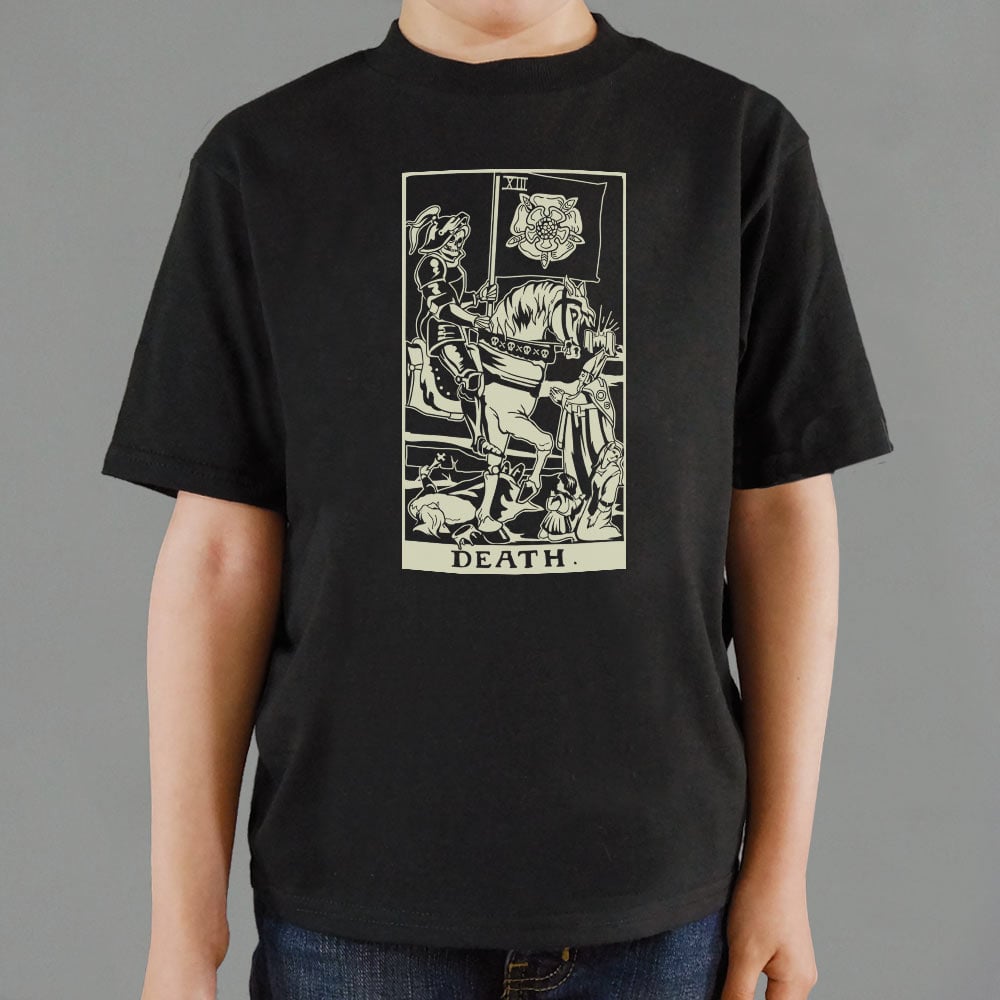 Tarot Death Card Skeleton Knight on Horse