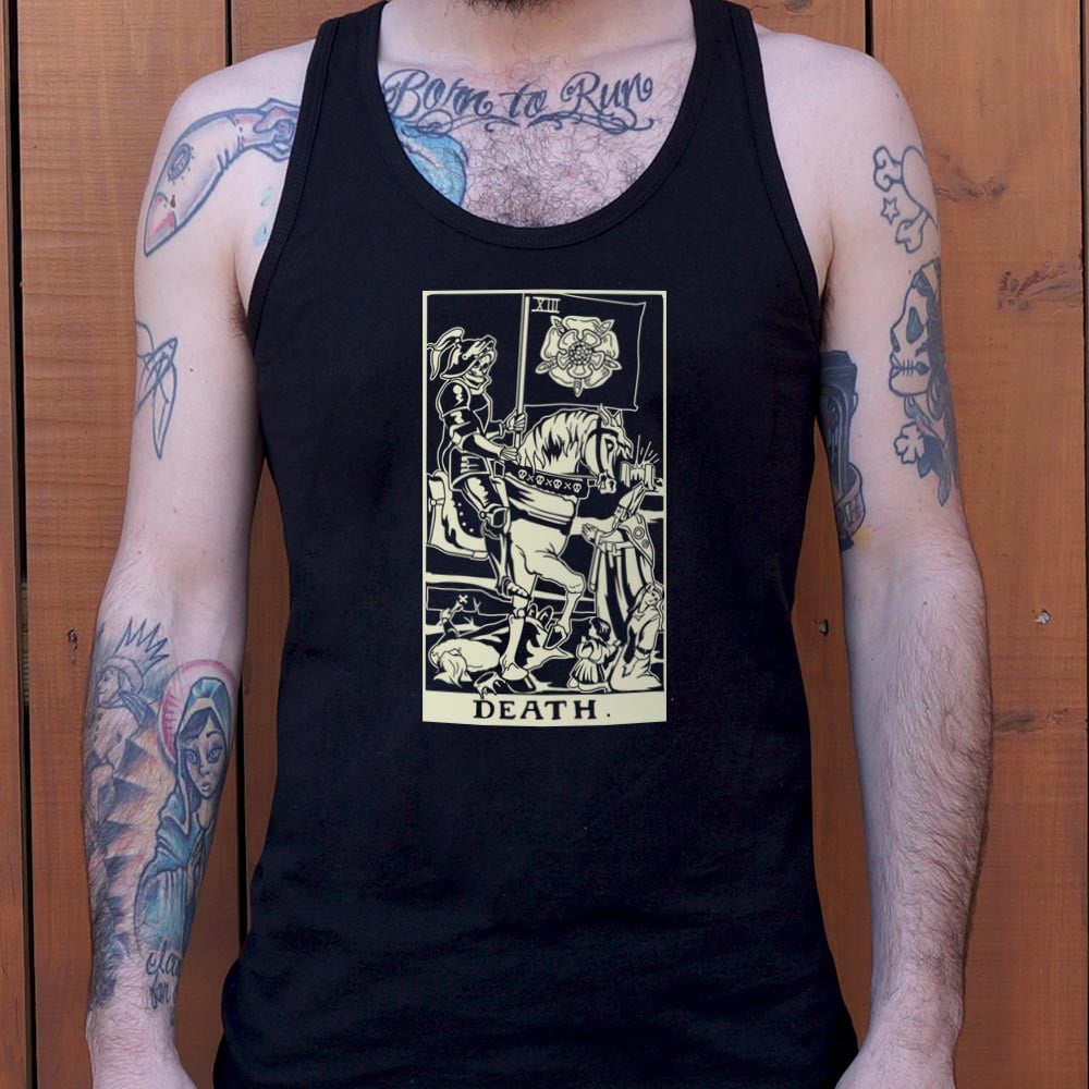 Tarot Death Card Skeleton Knight on Horse