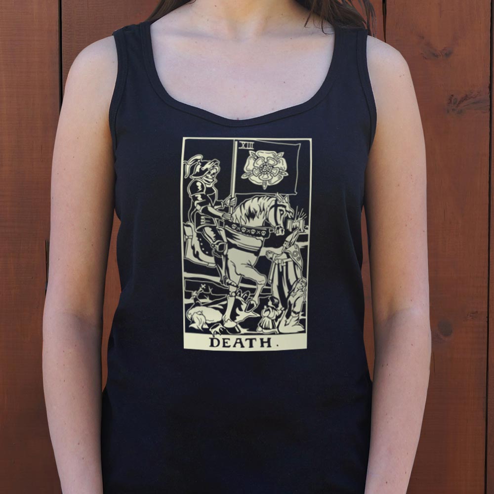 Tarot Death Card Skeleton Knight on Horse