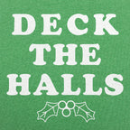 Deck The Halls Christmas Holly Graphic